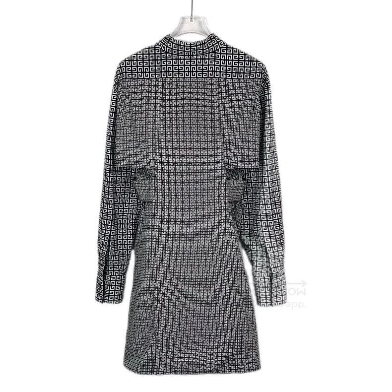 Givenchy Givenchy Black Logo Double G All-Over Print Cut-Out A-Line Size XS / US 0-2 / IT 36-38 - 2 Thumbnail