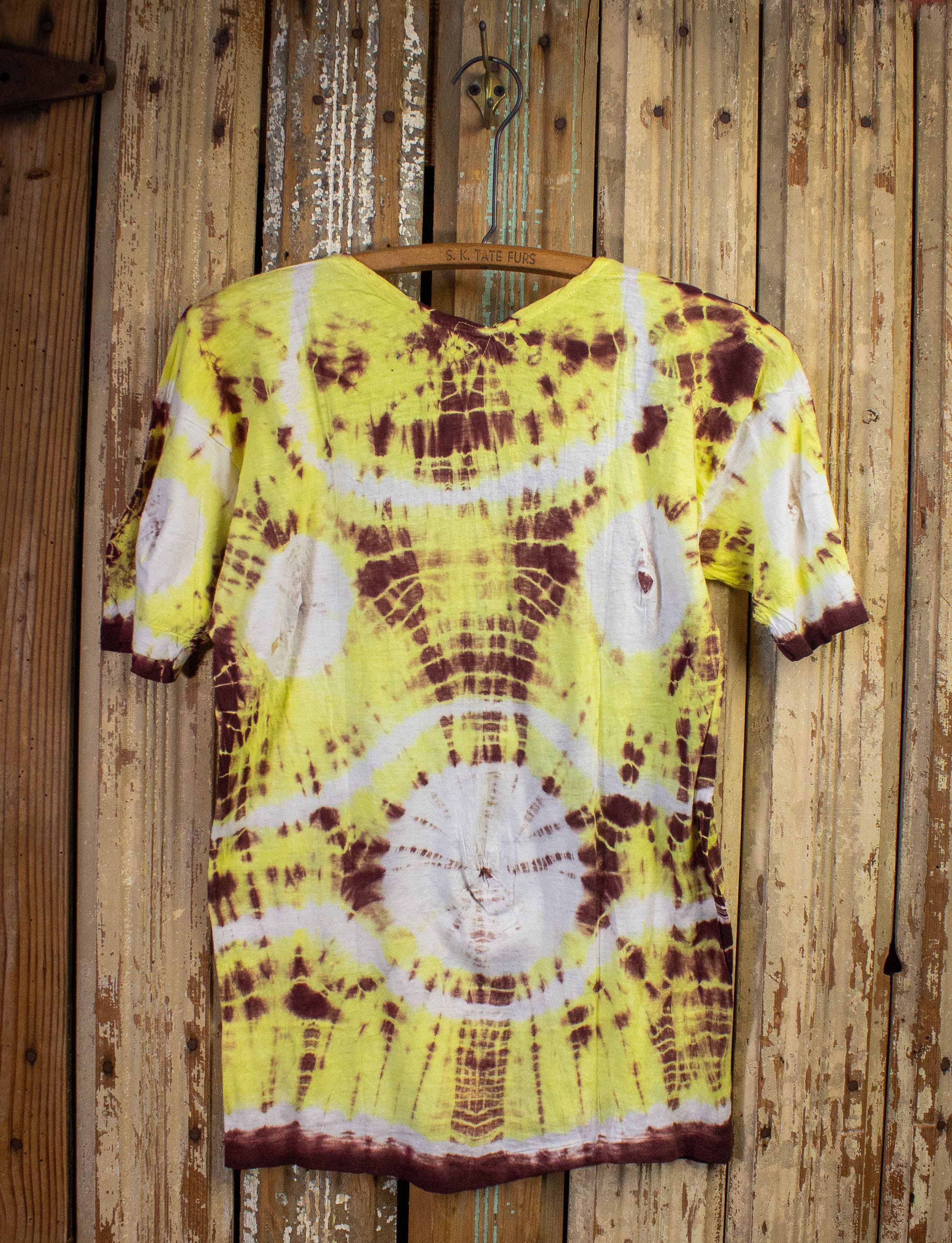 Vintage Vintage Yellow and Brown Tie Dye Shirt 70s Size US S / EU 44-46 / 1 - 2 Preview
