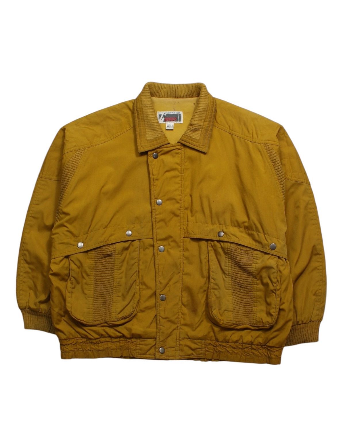 Vintage 1990S ARAVACH WEAR THE WAVE WORK JACKET Size US L / EU 52-54 / 3 - 1 Thumbnail
