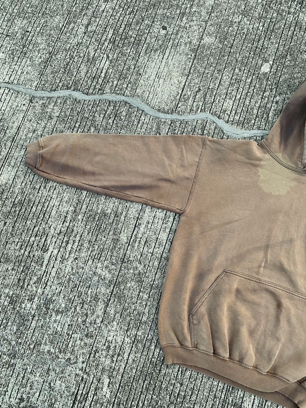 Russell Athletic Rare Faded Gildan Ultra Brown Hoodie 🥷🏿 Size US M / EU 48-50 / 2 - 6 Thumbnail