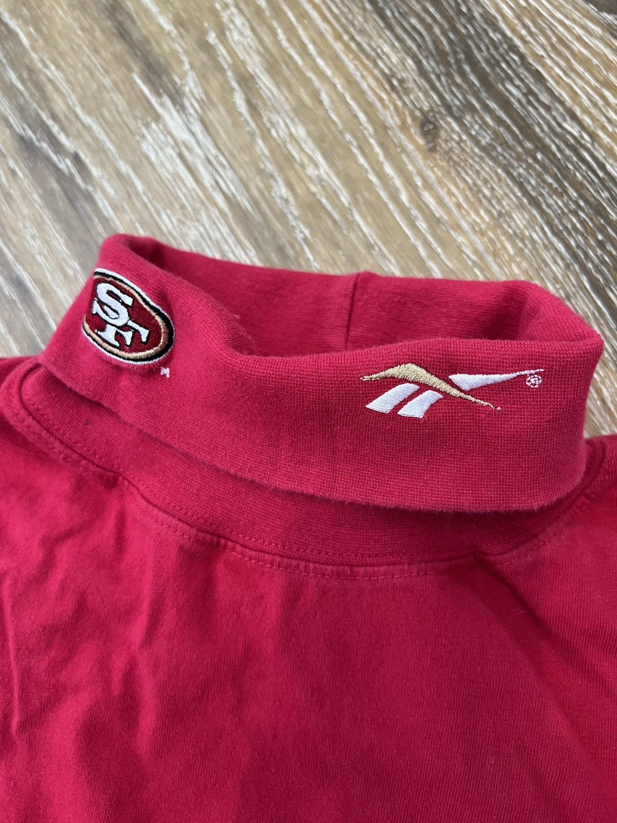 NFL Vintage reebok proline san francisco 49ers mock neck Size US XL / EU 56 / 4 - 2 Thumbnail