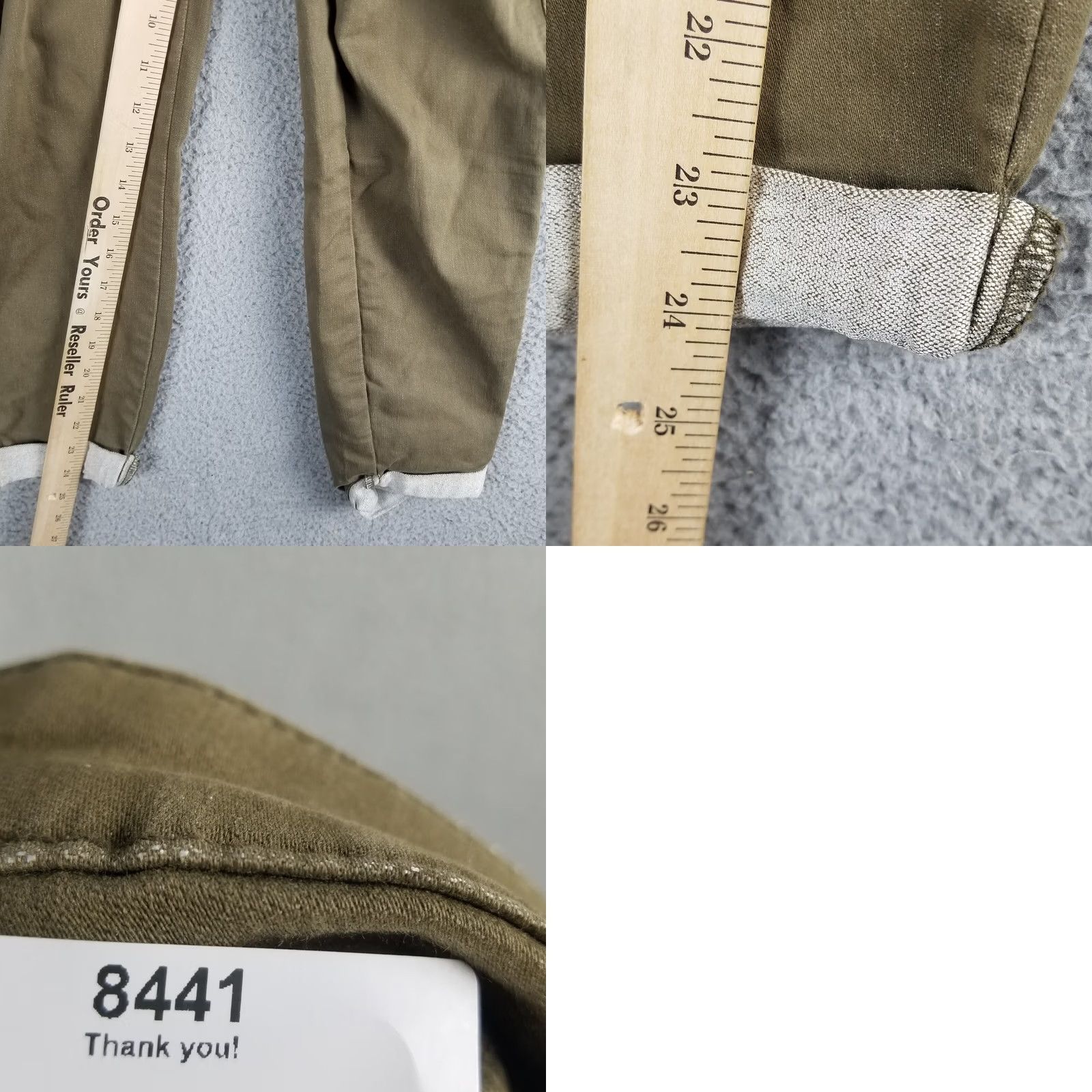 Guess G By Guess Jeans Capri Army Green Denim 28X24 Mid Capri Medium Wash Womens Jeans Capris ANSI Size 28" / US 6 / IT 42 - 8 Thumbnail