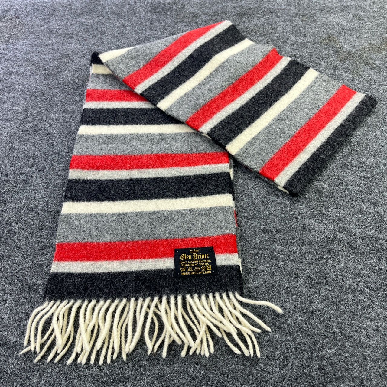 Vintage Glen Prince Scarf / Muffler / Neckwear T639 Size ONE SIZE - 4 Thumbnail