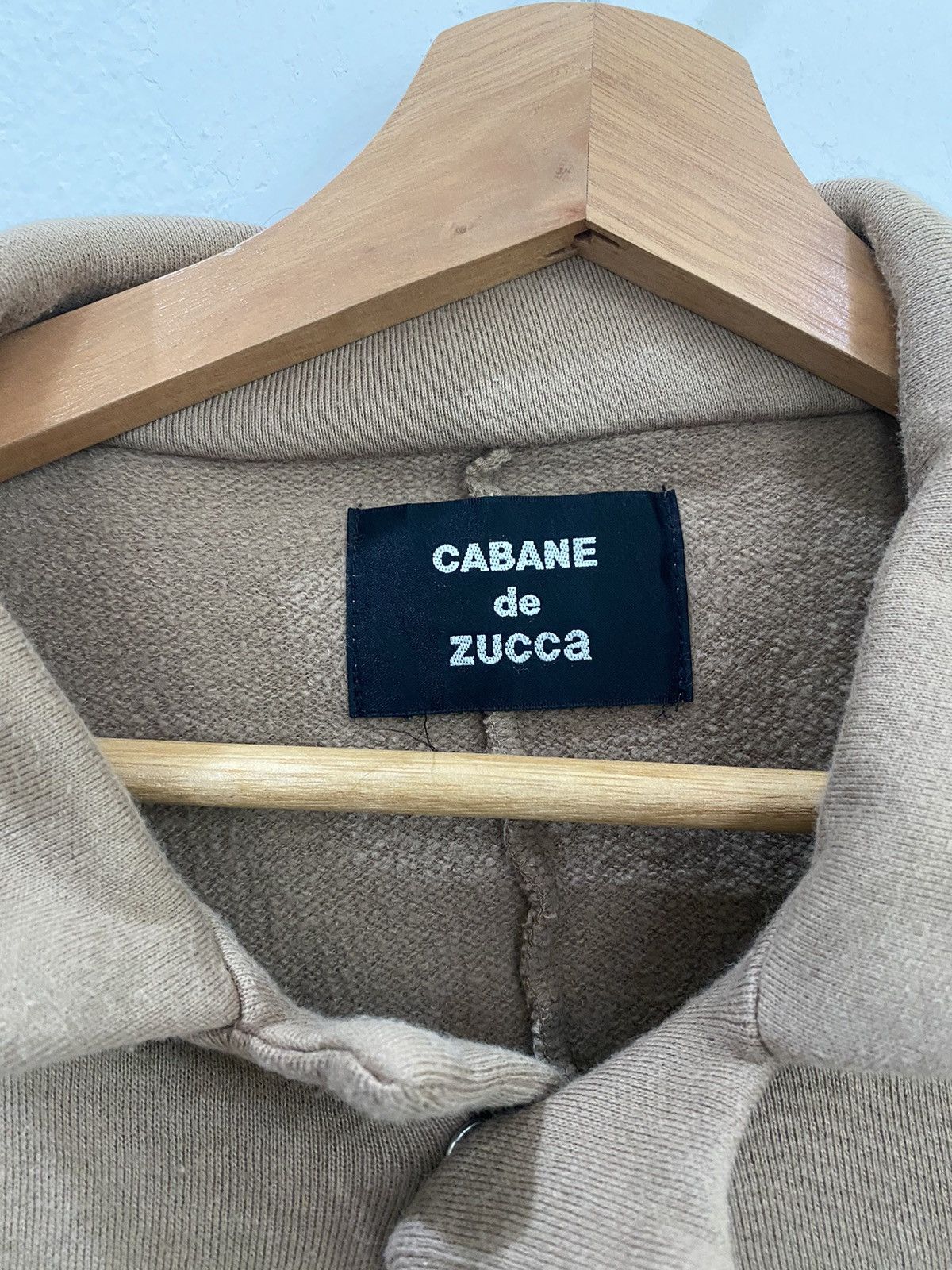 CABANE de ZUCCa × Issey Miyake × Japanese Brand CABANE DE ZUCCA CASUAL WOOL JACKET Size M / US 6-8 / IT 42-44 - 3 Thumbnail