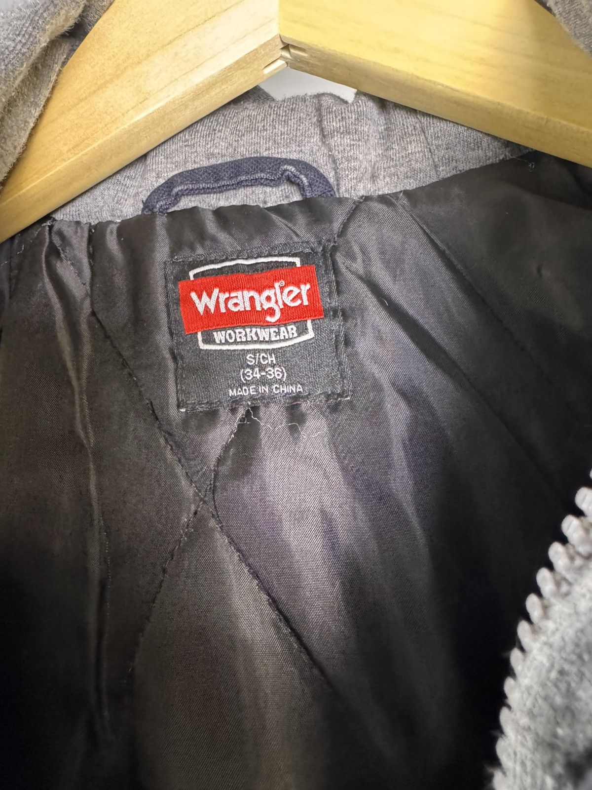 Wrangler Wrangler Workwear Blue Gray Winter Coat Small Good Condition Size US S / EU 44-46 / 1 - 7 Thumbnail