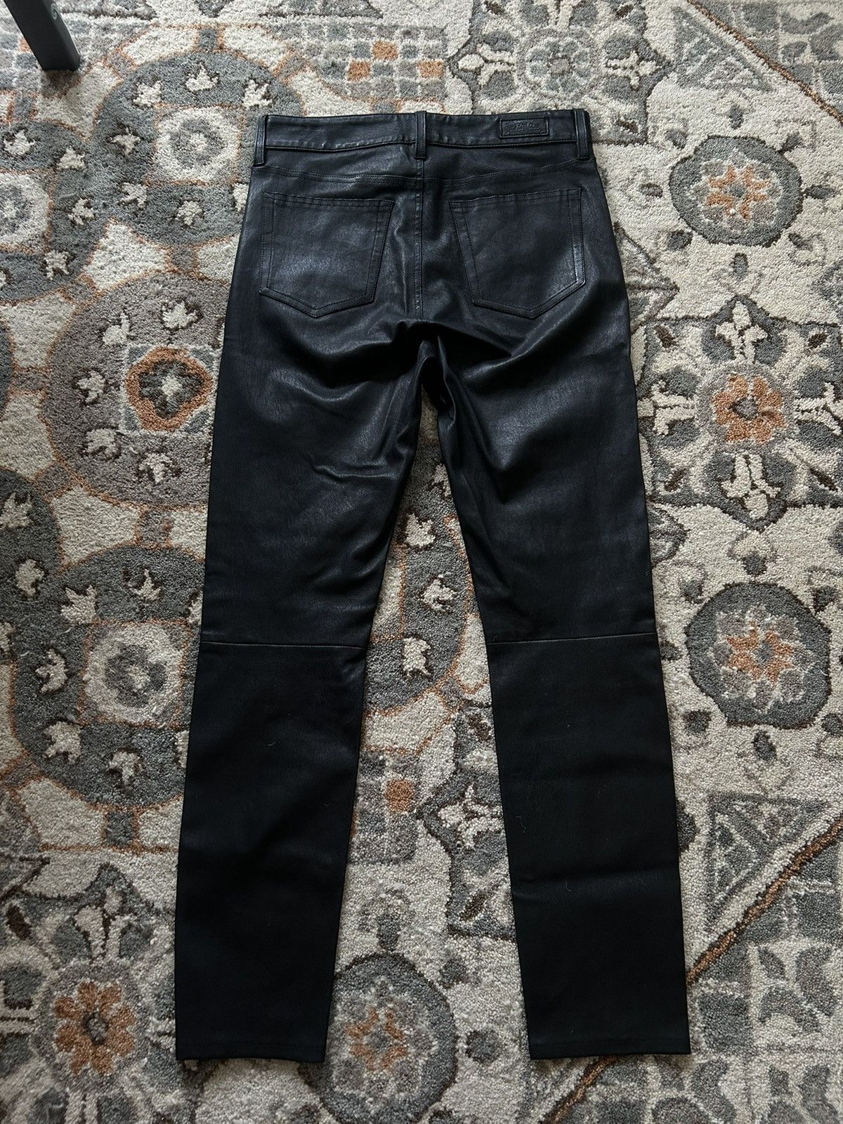 Polo Ralph Lauren Lambskin 5-Pocket Super Slim Pant Size 30" / US 8 / IT 44 - 3 Thumbnail