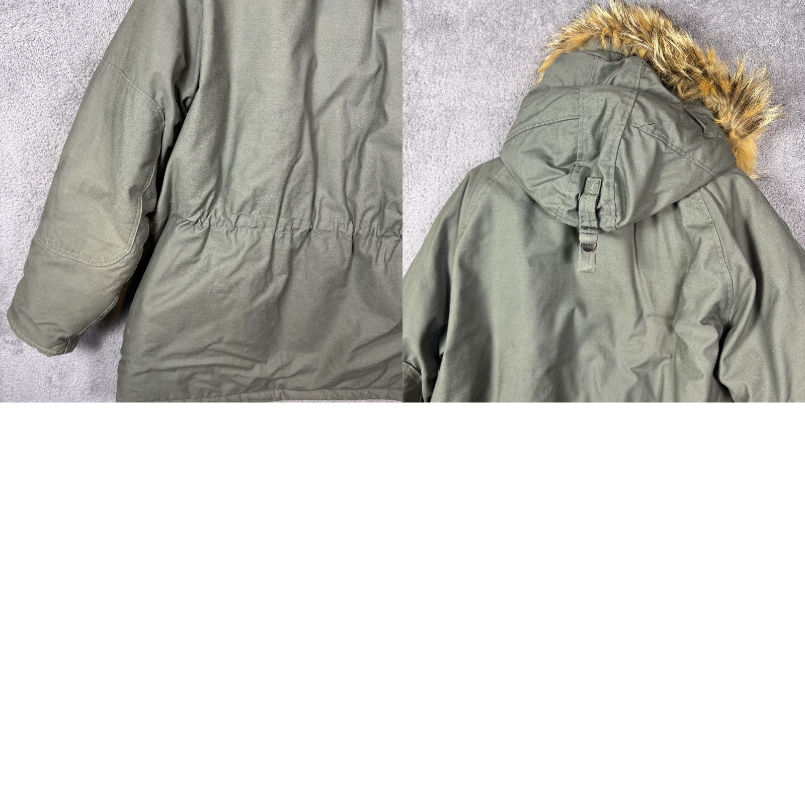 Vintage VINTAGE Spiewak N-3B Parka Mens L Fur Hood Green Chest 50 Insulation Polyester Winter Weathergear Windproof Pockets Size US L / EU 52-54 / 3 - 11 Thumbnail