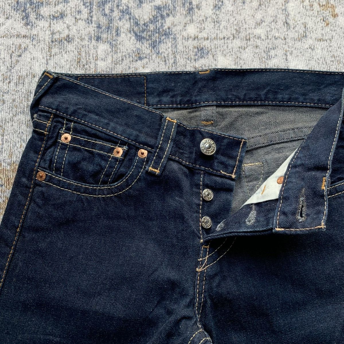 Levi's Vintage Clothing 90s Rare Vintage Levi's 929 Wide Leg Flared Pants Size 28" / US 6 / IT 42 - 8 Thumbnail