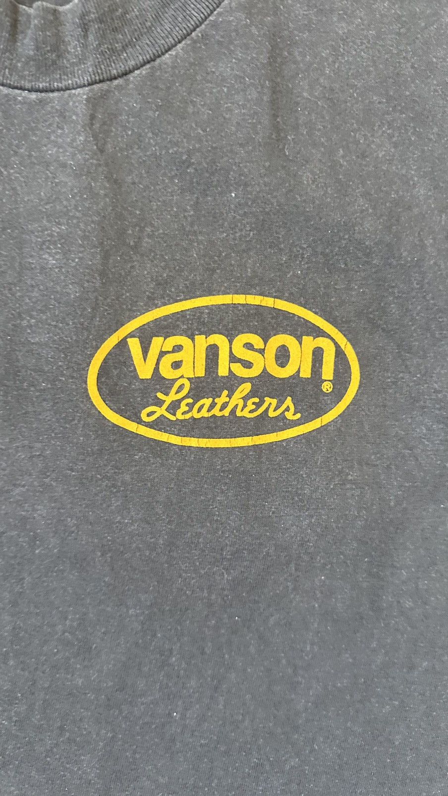 Vanson Leathers VINTAGE VANSON LEATHER TEE Size US M / EU 48-50 / 2 - 3 Thumbnail