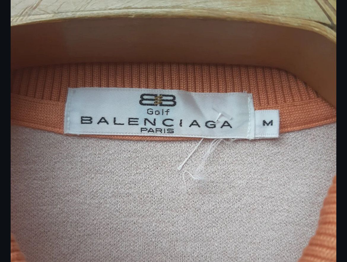 Balenciaga Vintage 90s Balenciaga Paris Polo Shirt Size US M / EU 48-50 / 2 - 3 Thumbnail