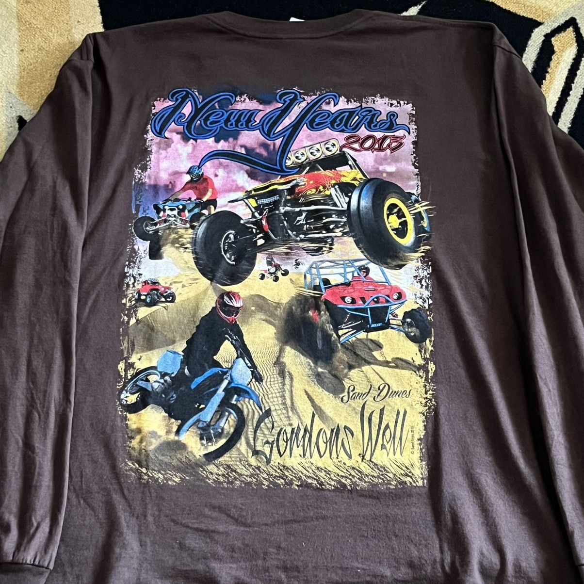 American Apparel Long Slevee New Years Sand Driver 2010 🤎 Size US L / EU 52-54 / 3 - 3 Thumbnail