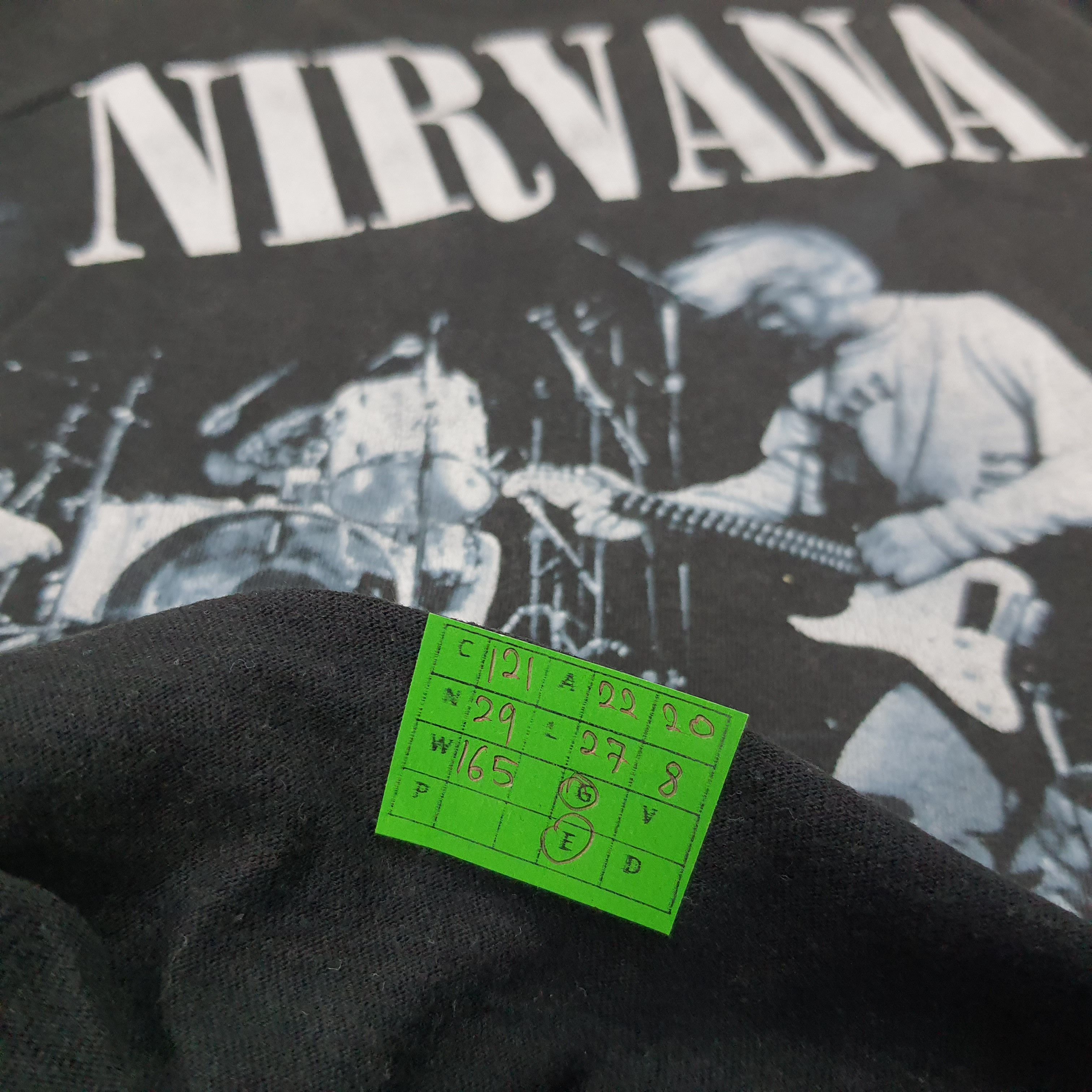 Band Tees × Nirvana Vintage Nirvana Band T-shirt Size US L / EU 52-54 / 3 - 5 Thumbnail