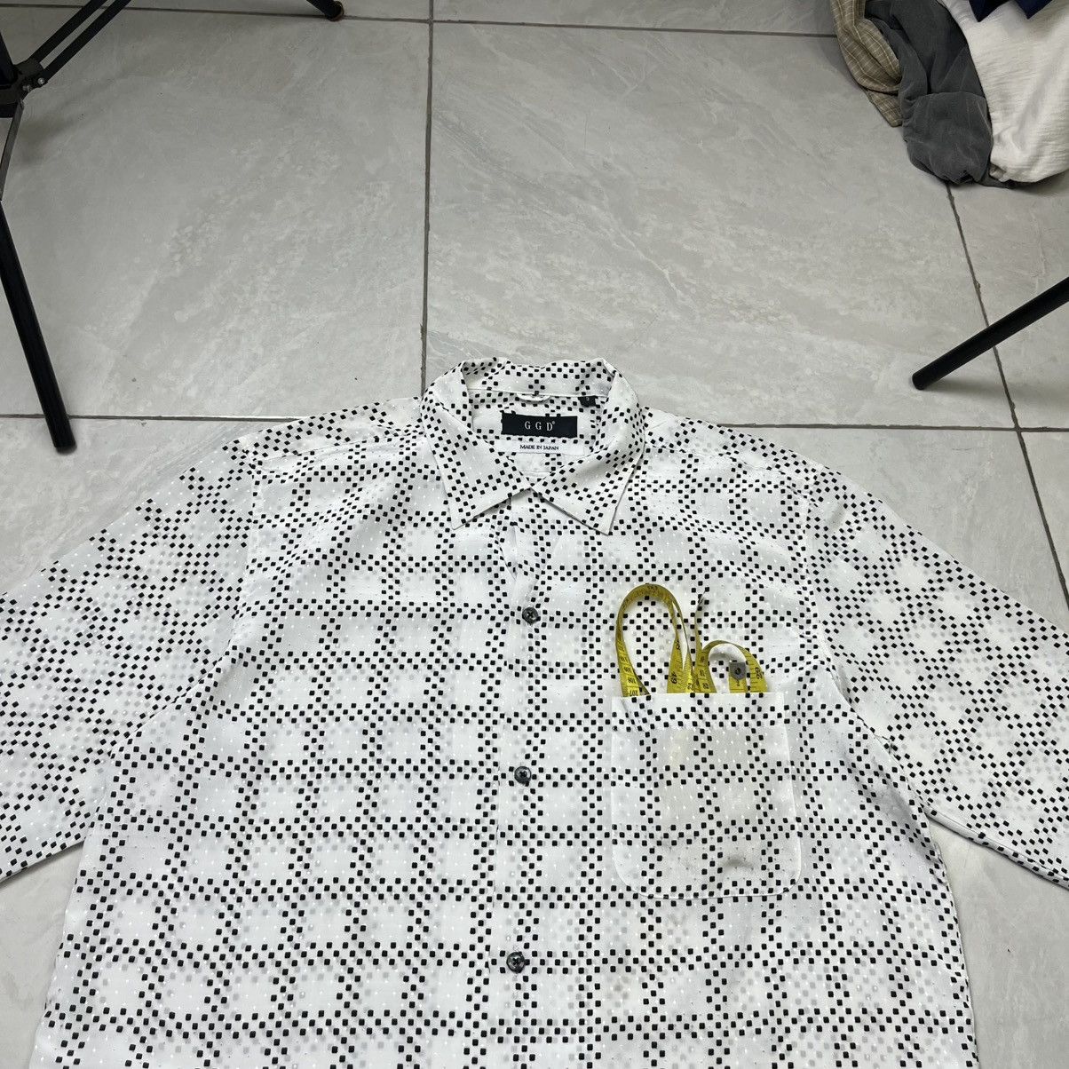 Japanese Brand GGD japan long sleeve button ups shirt Size US L / EU 52-54 / 3 - 6 Thumbnail