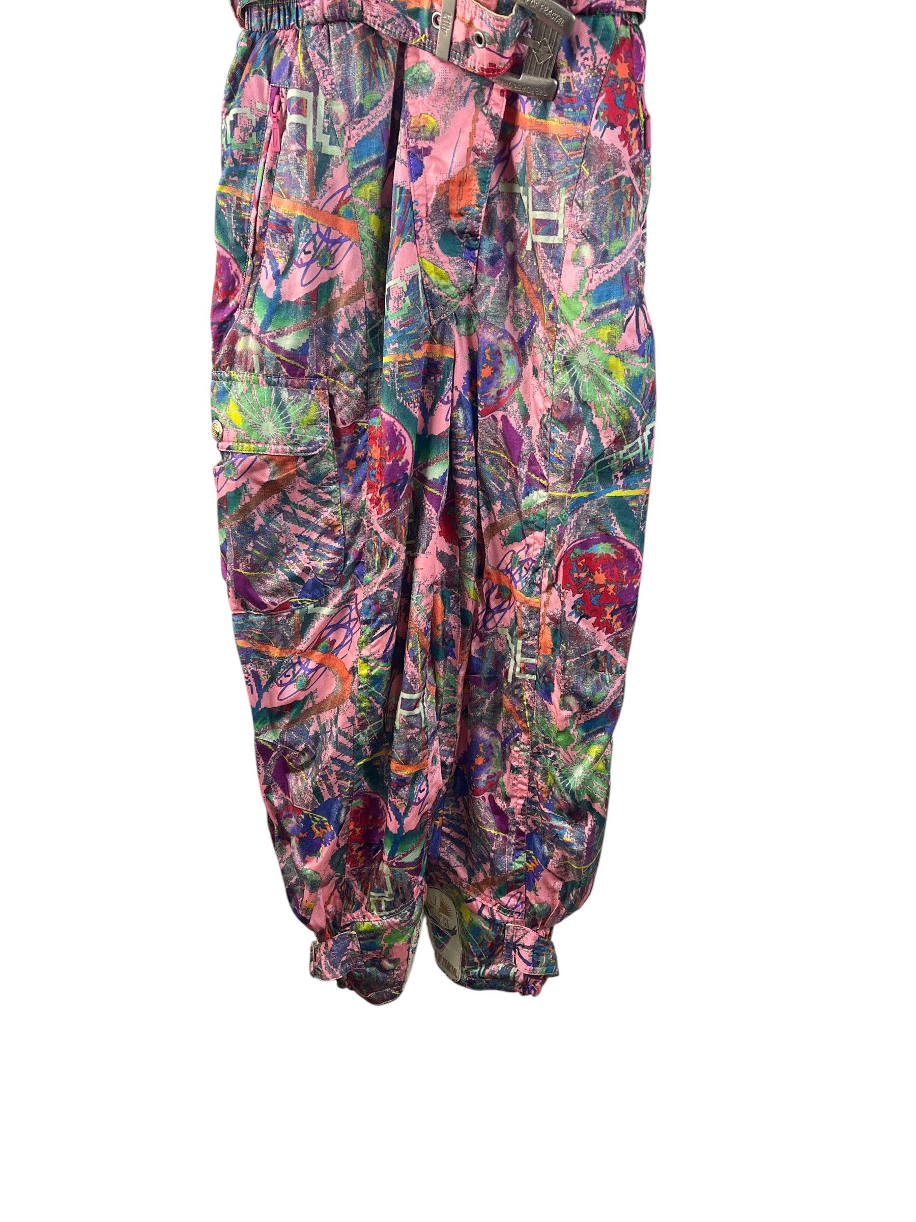 Japanese Brand Vintage Killy “The Power of Fractal” Ski Suit Snow Suit Size US 30 / EU 46 - 5 Thumbnail