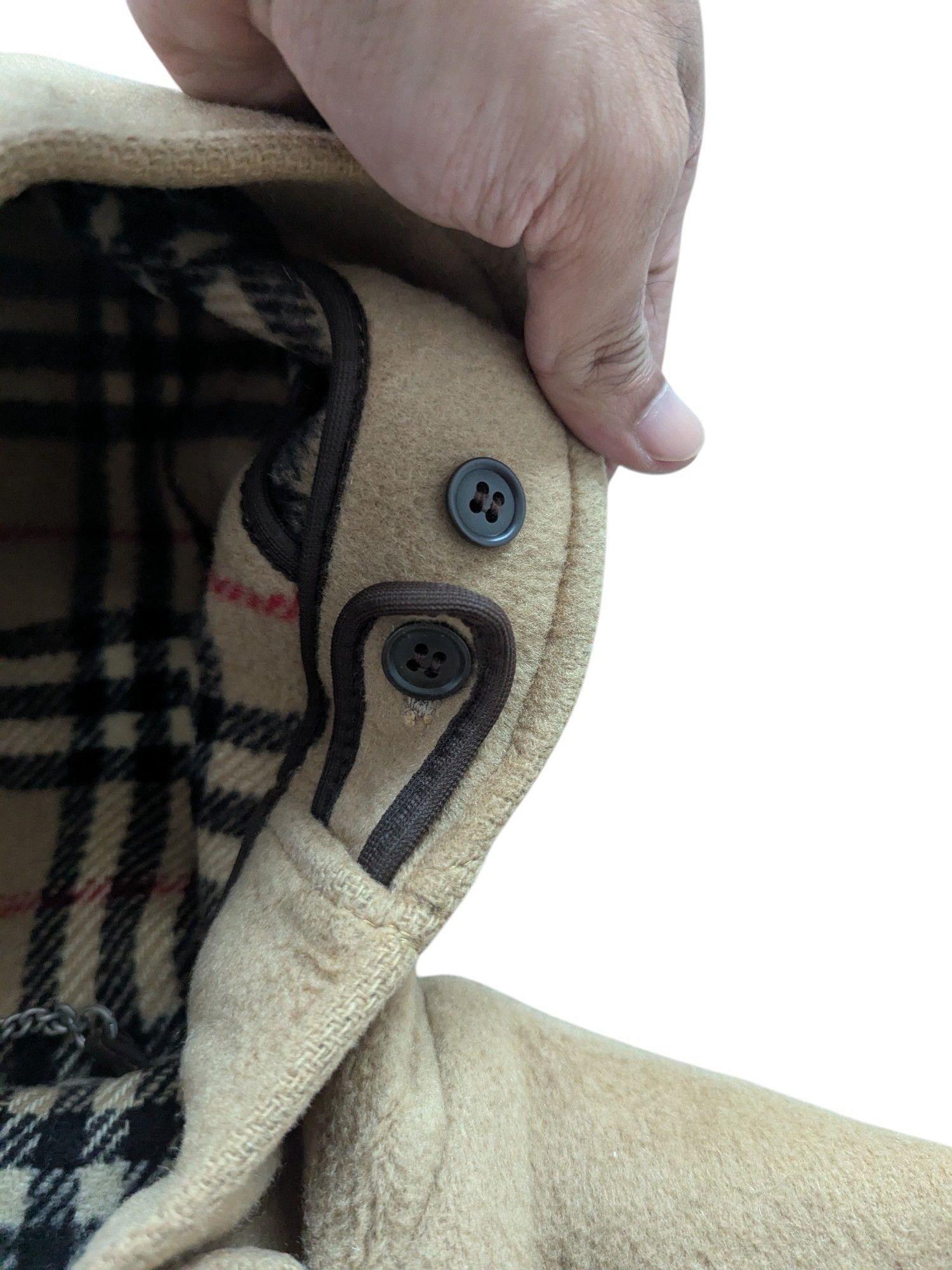 Burberry Authentic Burberry Wool Duffle Coat Hoodie Size US M / EU 48-50 / 2 - 15 Thumbnail