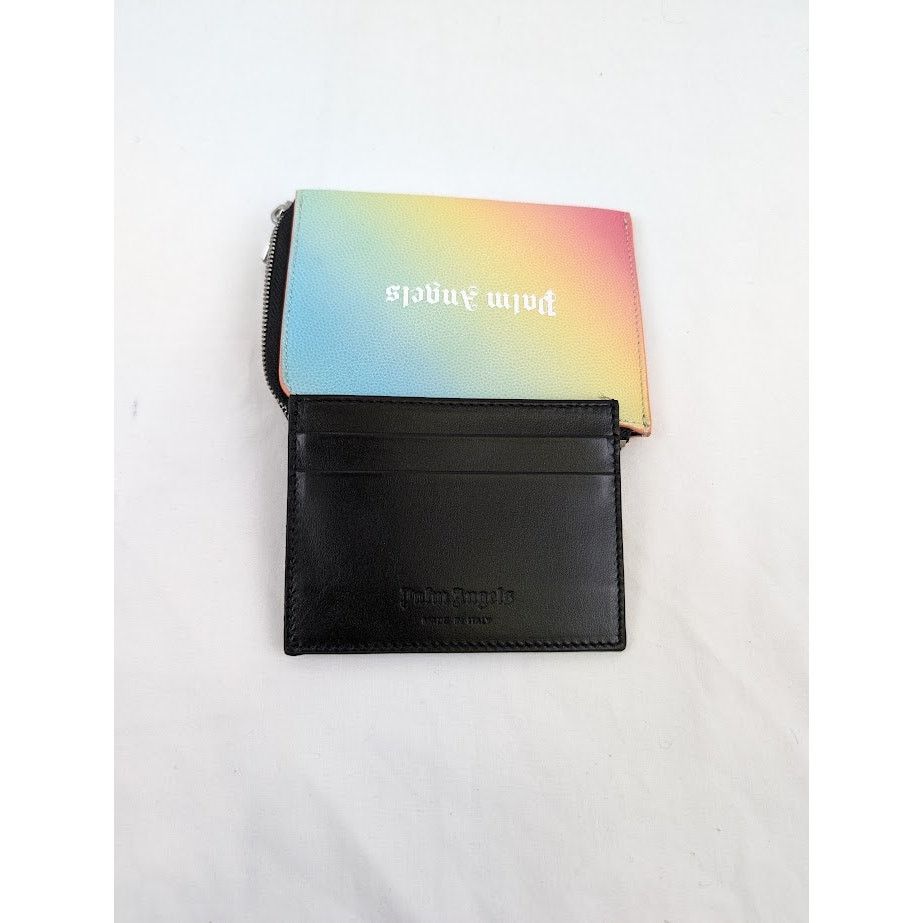 Palm Angels o1rshd1 Q: 3 / Size: OS / Rainbow Logo Zipped Card Holder Size ONE SIZE - 8 Thumbnail