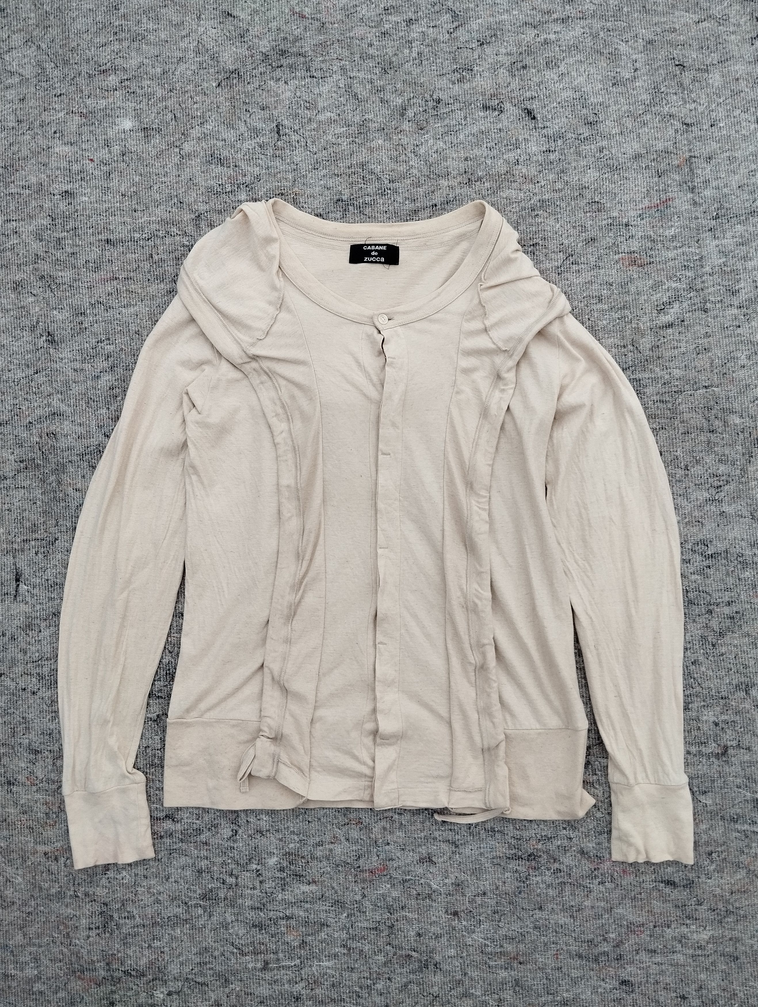 CABANE de ZUCCa Zucca Double Layer Hoodie Size US M / EU 48-50 / 2 - 2 Thumbnail