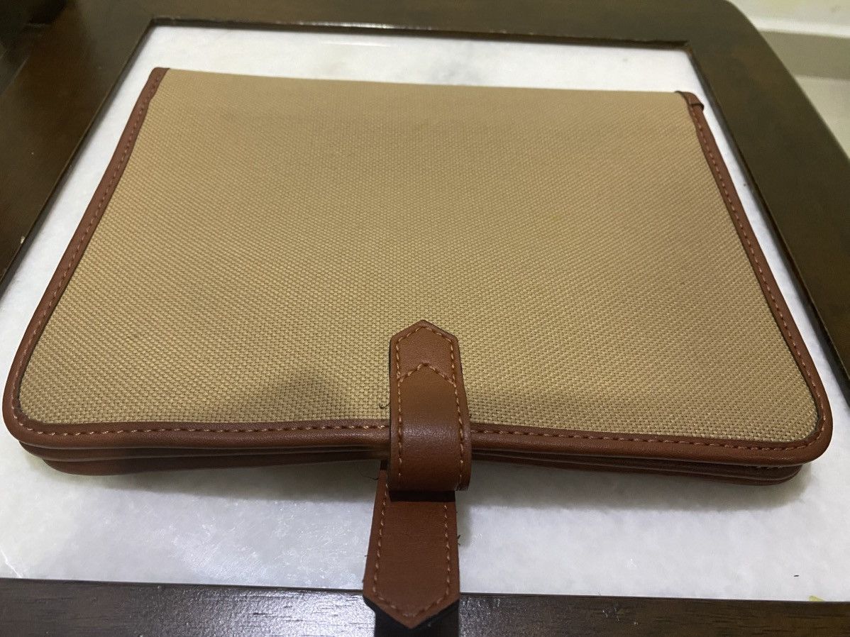 Vintage × Yves Saint Laurent Yves Saint Laurent Vintage Beige Canvas Clutch Bag Size ONE SIZE - 2 Thumbnail