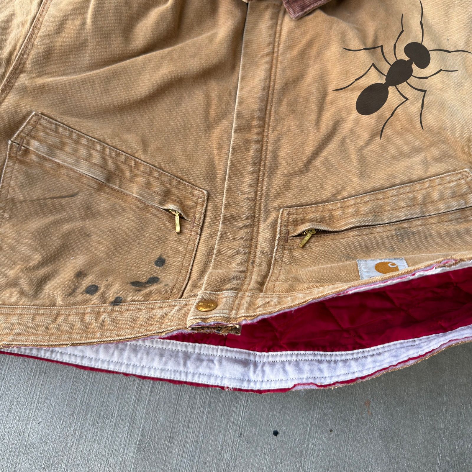 Carhartt × Vintage Carhartt brown crop Detroit style work wear jacket Size US M / EU 48-50 / 2 - 5 Thumbnail
