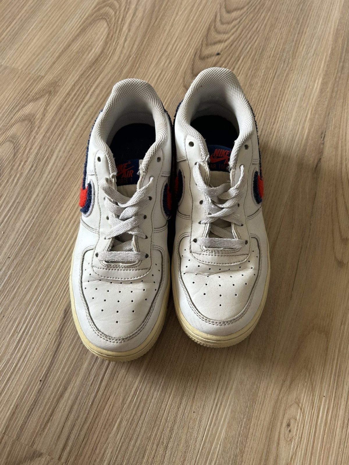 Nike Nike AF1 Chenille White Size US 7.5 / IT 37.5 - 2 Thumbnail