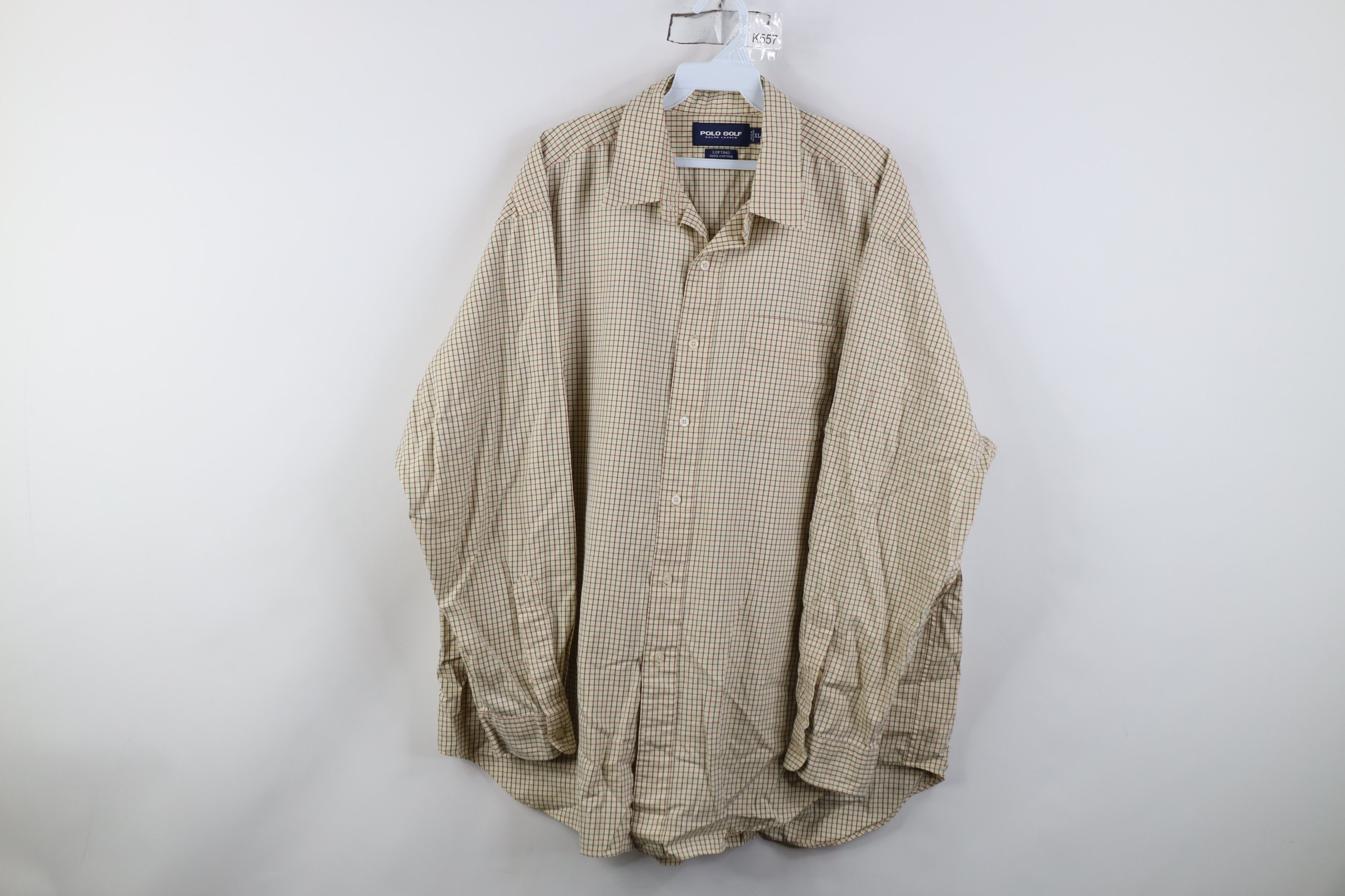 Ralph Lauren Vintage 90s Polo Golf Ralph Lauren Button Shirt Plaid Size US XL / EU 56 / 4 - 1 Thumbnail