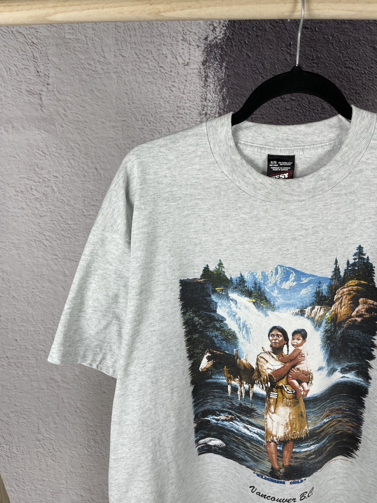 Vintage Screen Stars Vancouver 1992 “Wilderness child” Chuck Ren tee Size US XL / EU 56 / 4 - 3 Thumbnail