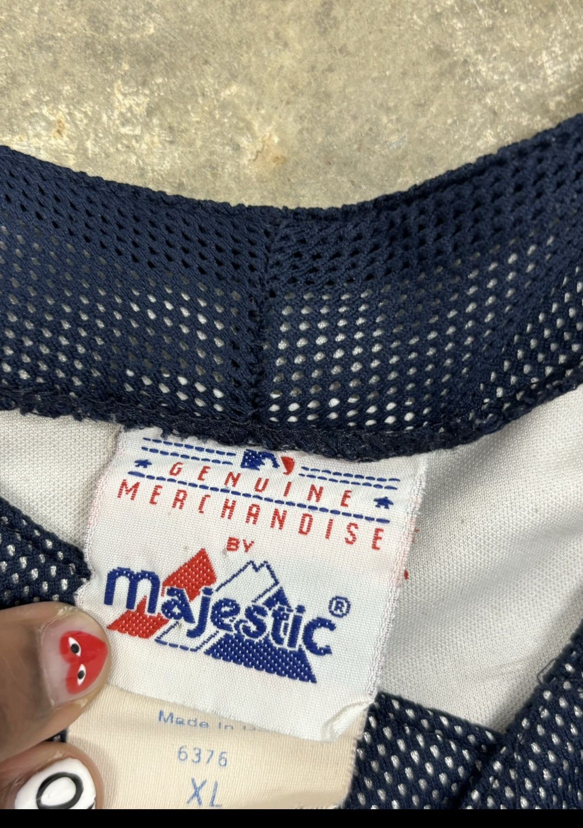 Majestic × Vintage VINTAGE MAJESTIC YANKEE JERSEY Size US XL / EU 56 / 4 - 3 Thumbnail