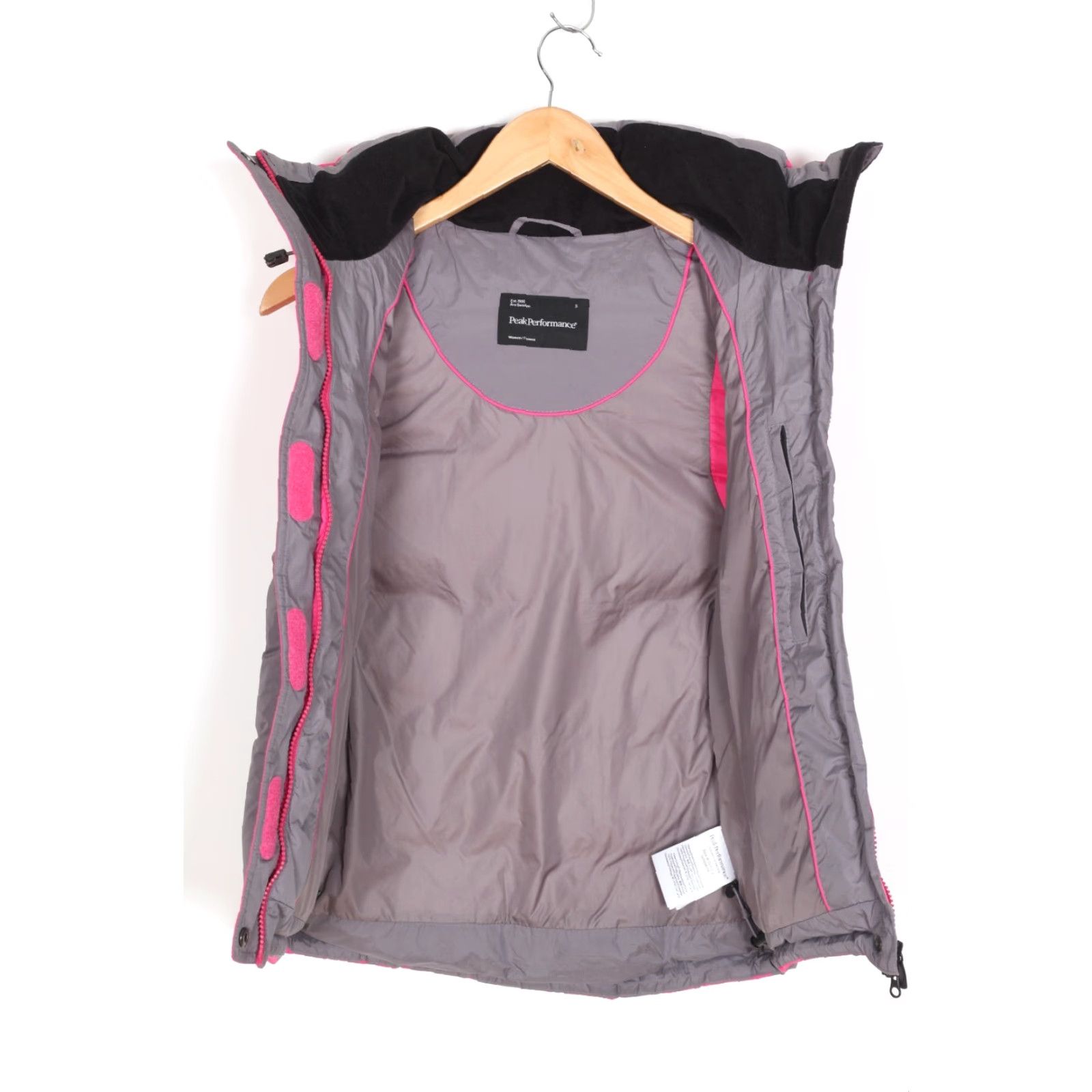 Peak Performance PEAK PERFORMANCE Hooded Down Puffer Gilet Waistcoat Women Size S Pink Vest Jacket Frequently Used Size L / US 10 / IT 46 - 4 Thumbnail
