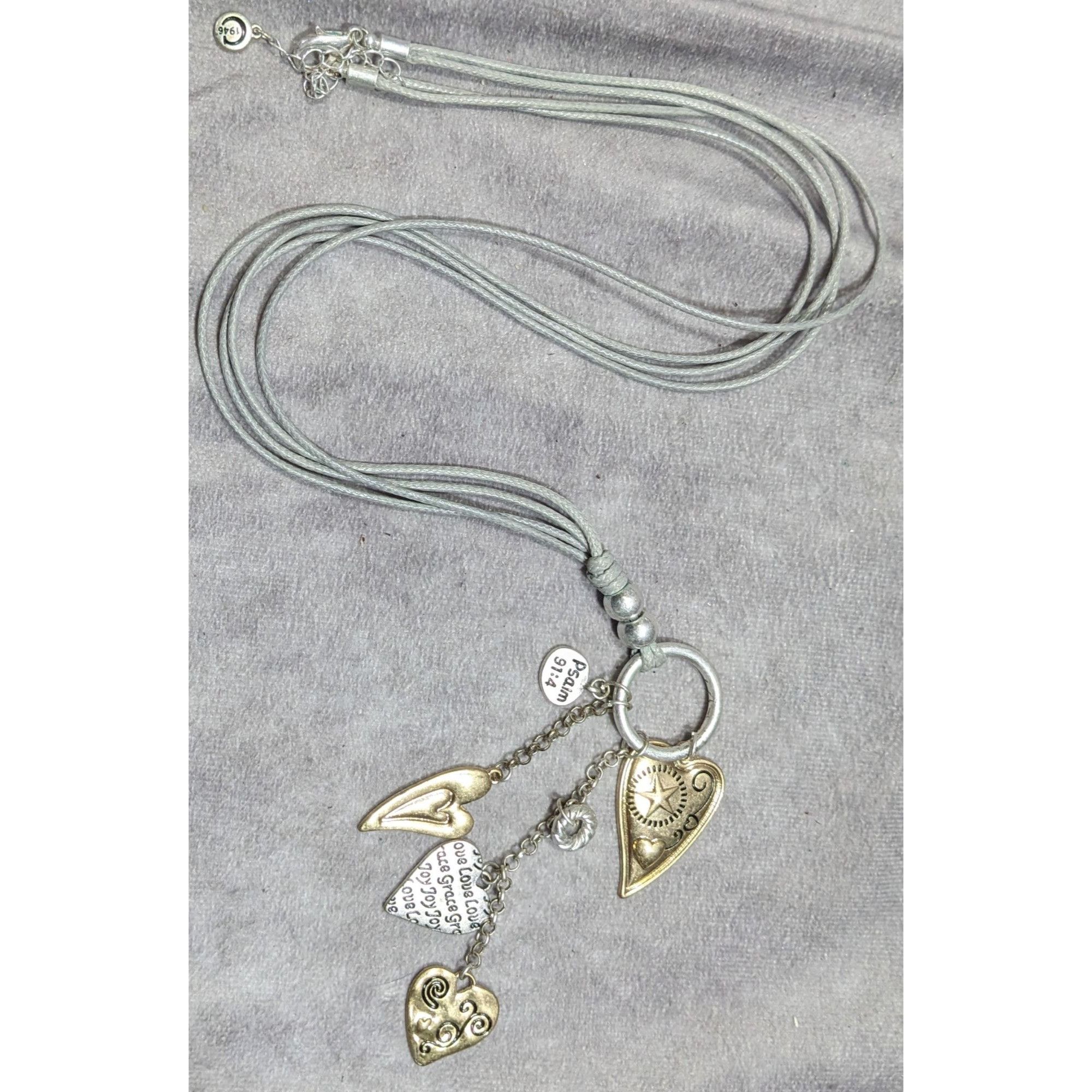 Other C Est 1946 Religious Heart Charm Tassel Necklace Size ONE SIZE - 5 Thumbnail