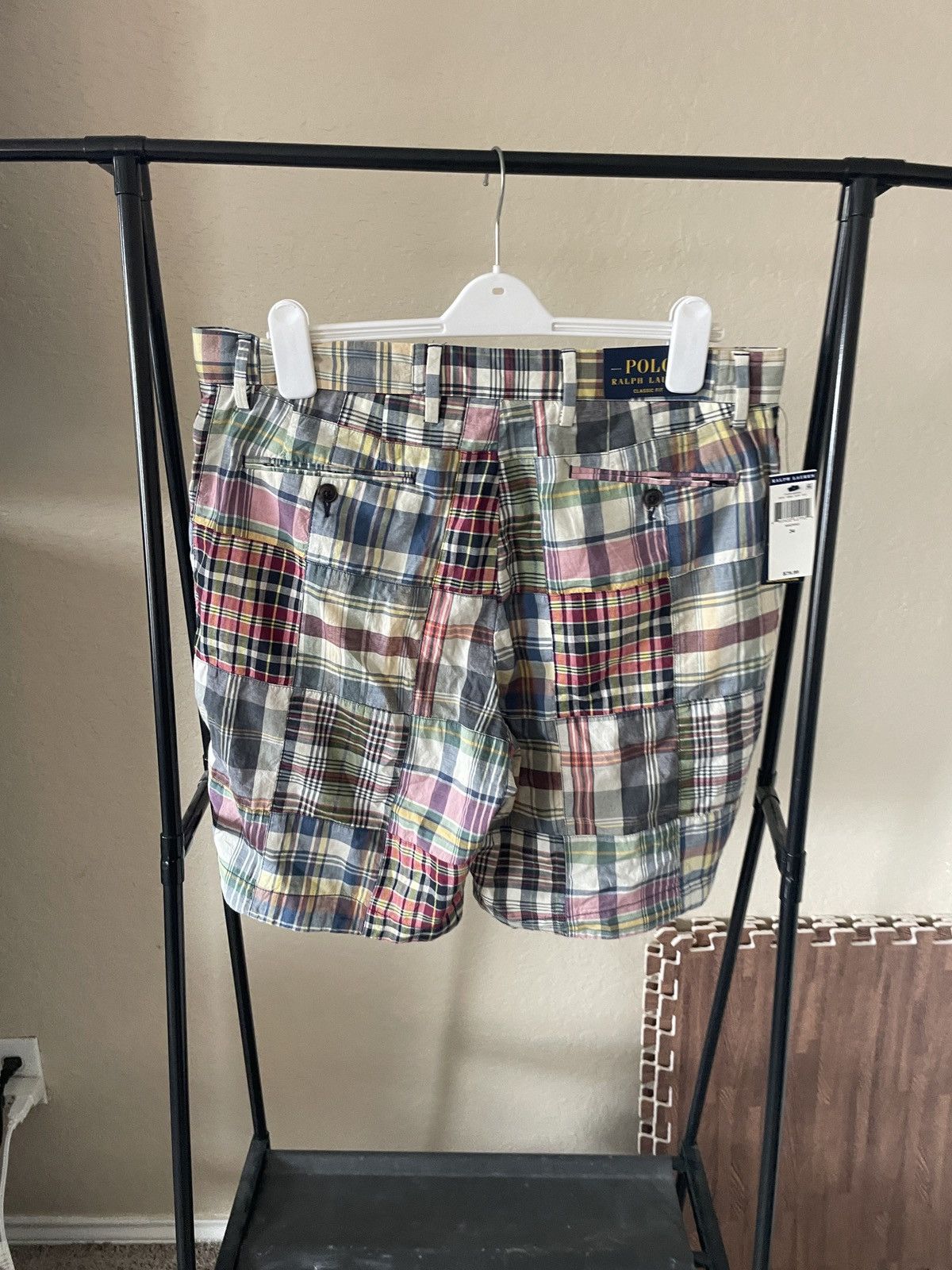 Polo Ralph Lauren Indian Madras Plaid shorts nwt 79.99 Size US 35 - 4 Thumbnail
