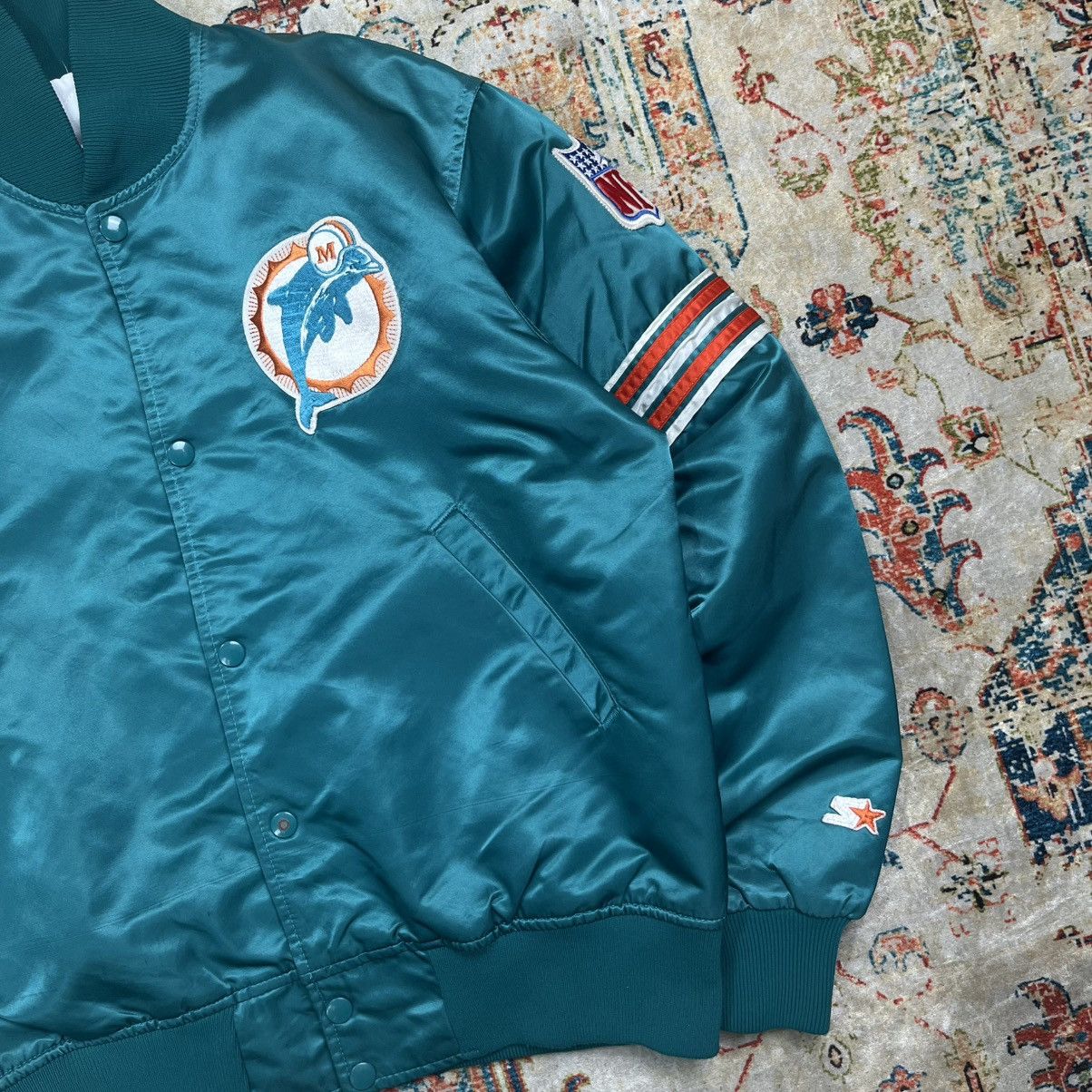 Starter Miami Dolphins Vintage Starter Varsity Jacket Size US M / EU 48-50 / 2 - 2 Thumbnail