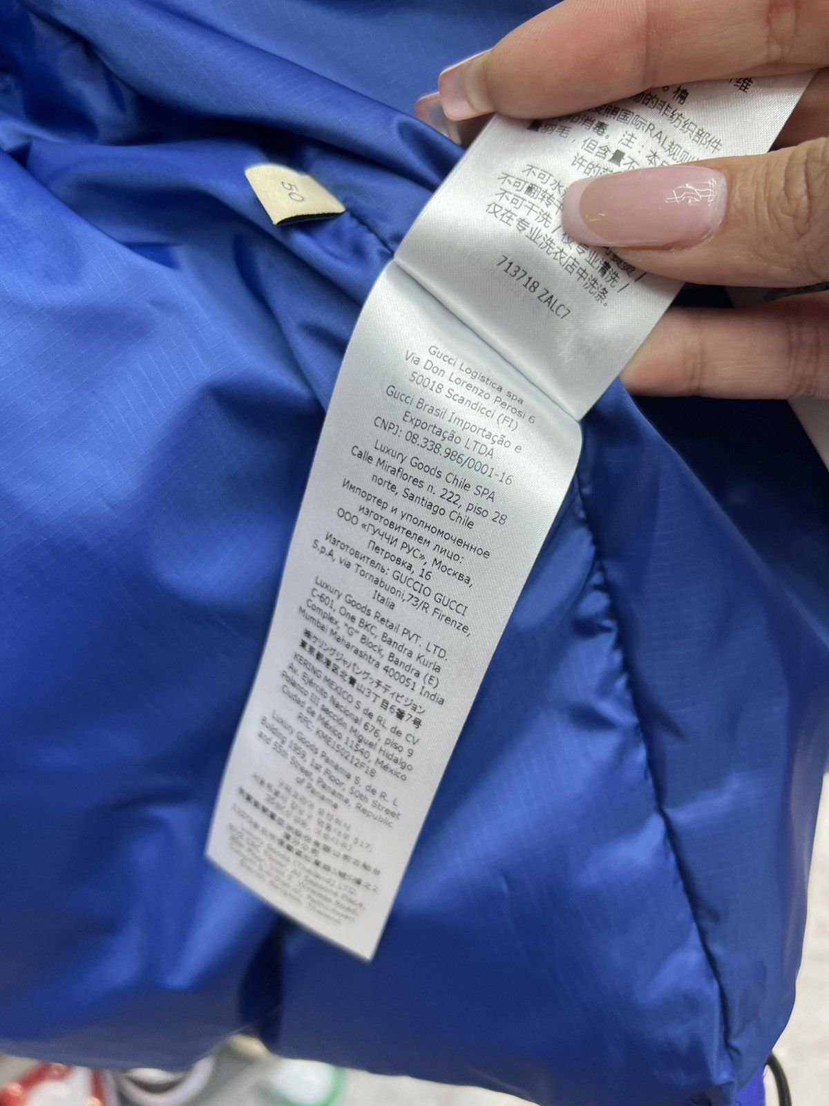 Gucci Gucci x Adidas Blue Puffer Jacket Size US M / EU 48-50 / 2 - 16 Thumbnail
