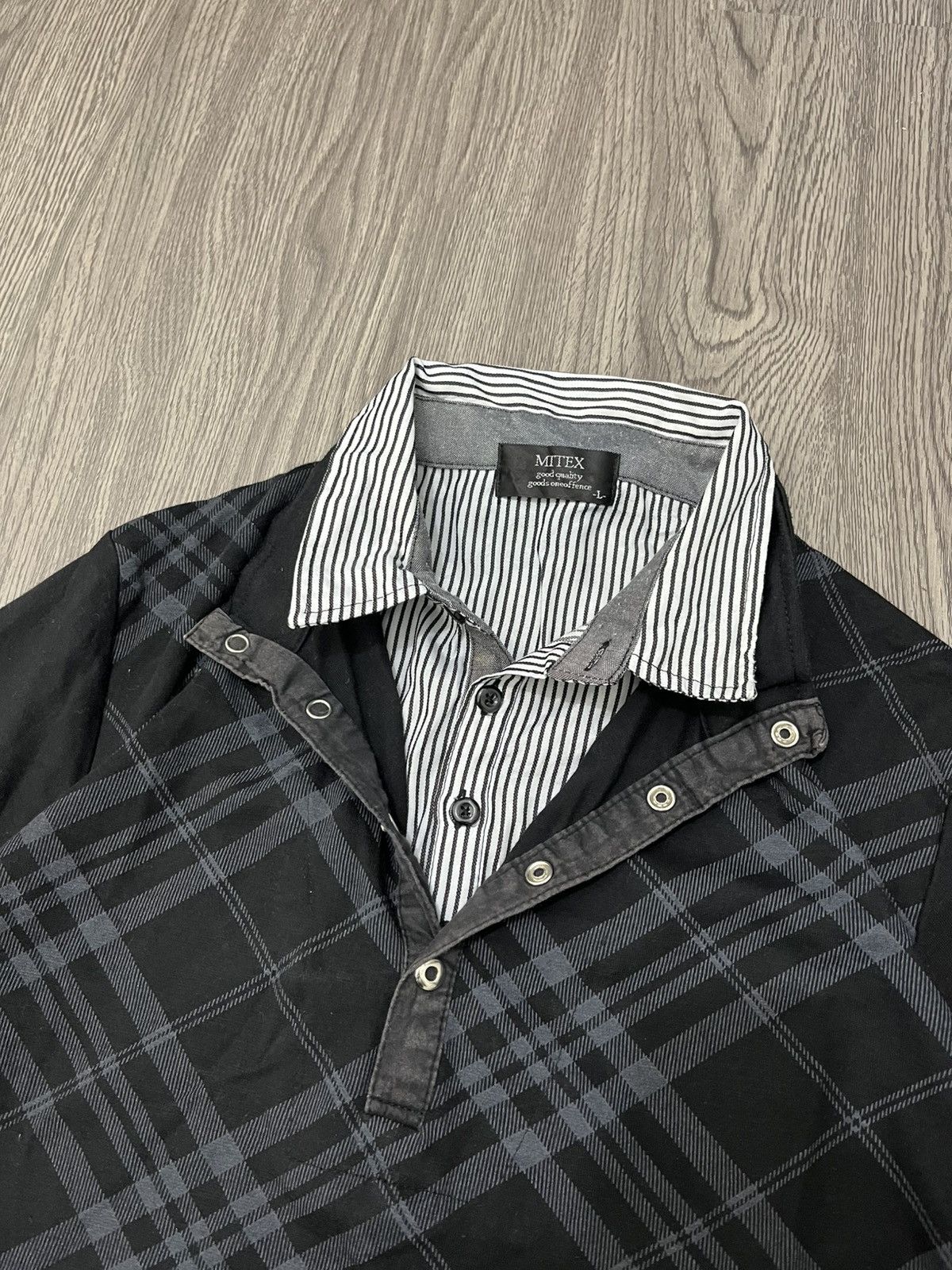 14th Addiction 🇯🇵Y2k Mitex British Mode Casual Double Layer Size US L / EU 52-54 / 3 - 4 Thumbnail