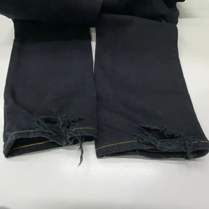 Saint Laurent Paris Saint Laurent Black Distressed Denim Pants-2507 Size US 29 - 6 Thumbnail