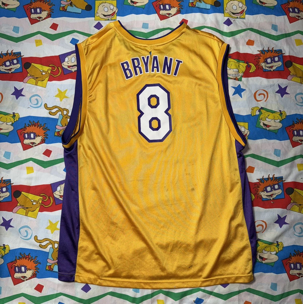Reebok Vintage Y2K LA LAKERS Kobe Bryant #8 Reebok NBA Jersey Size US XXL / EU 58 / 5 - 3 Thumbnail