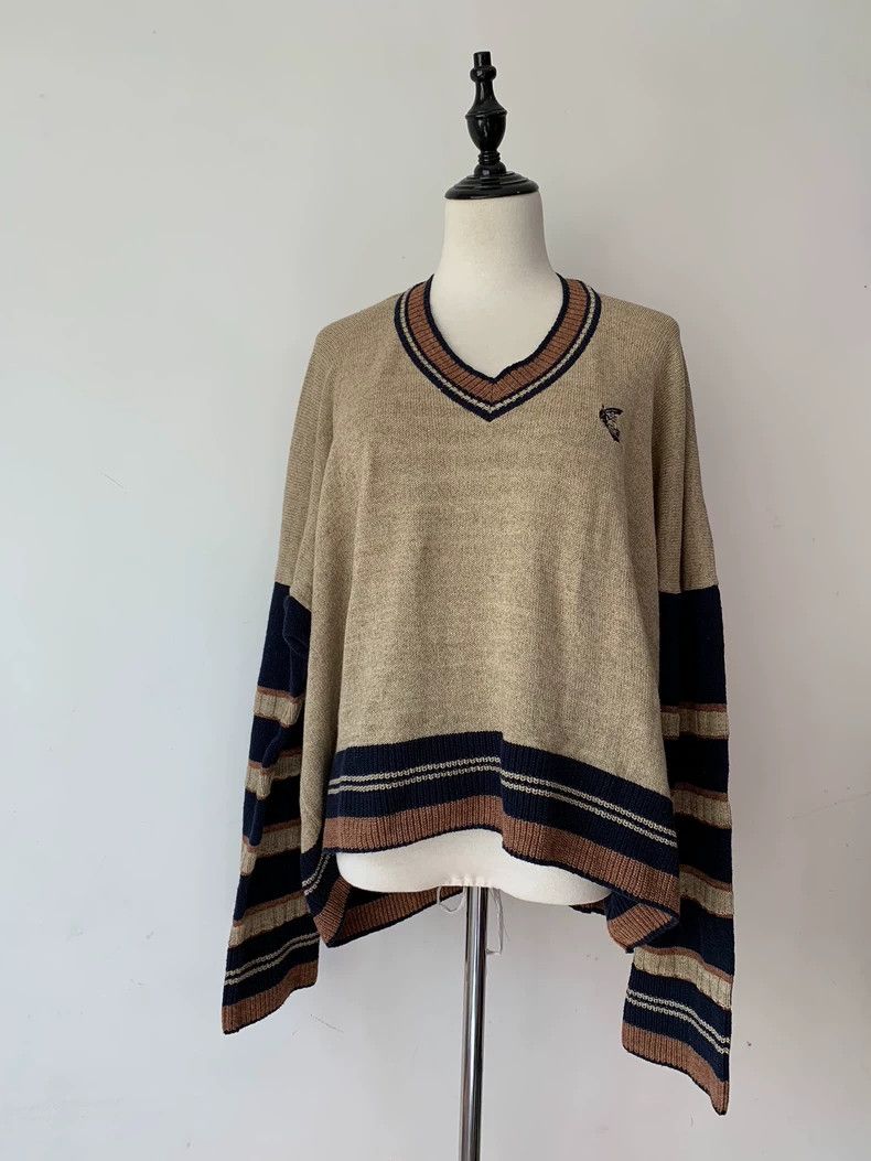 Vivienne Westwood Vivienne Westwood Vintage College Knit Sweater - dmc Size US M / EU 48-50 / 2 - 1 Thumbnail
