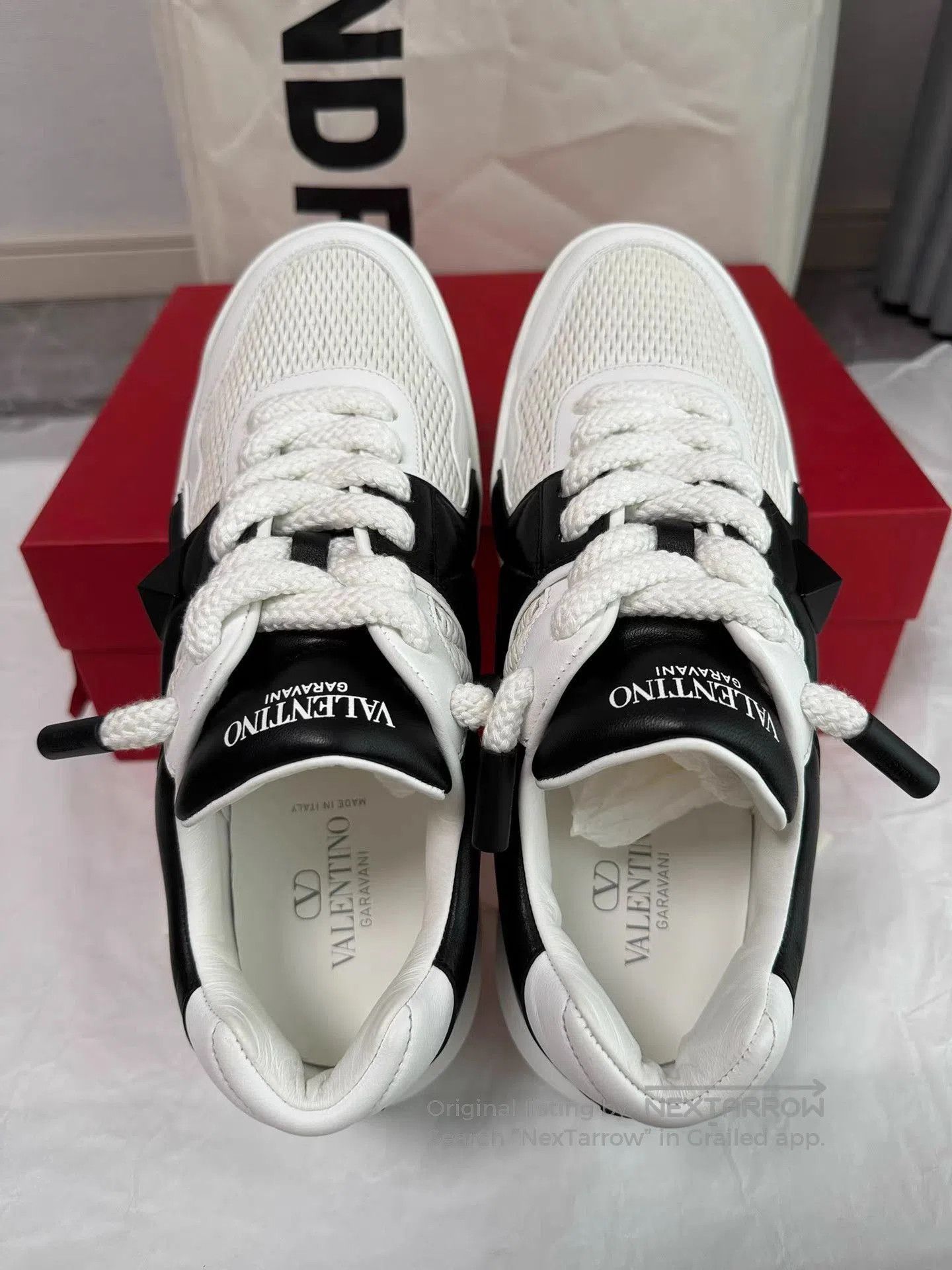 Valentino White Low. Size US 9 / EU 42 - 6 Thumbnail