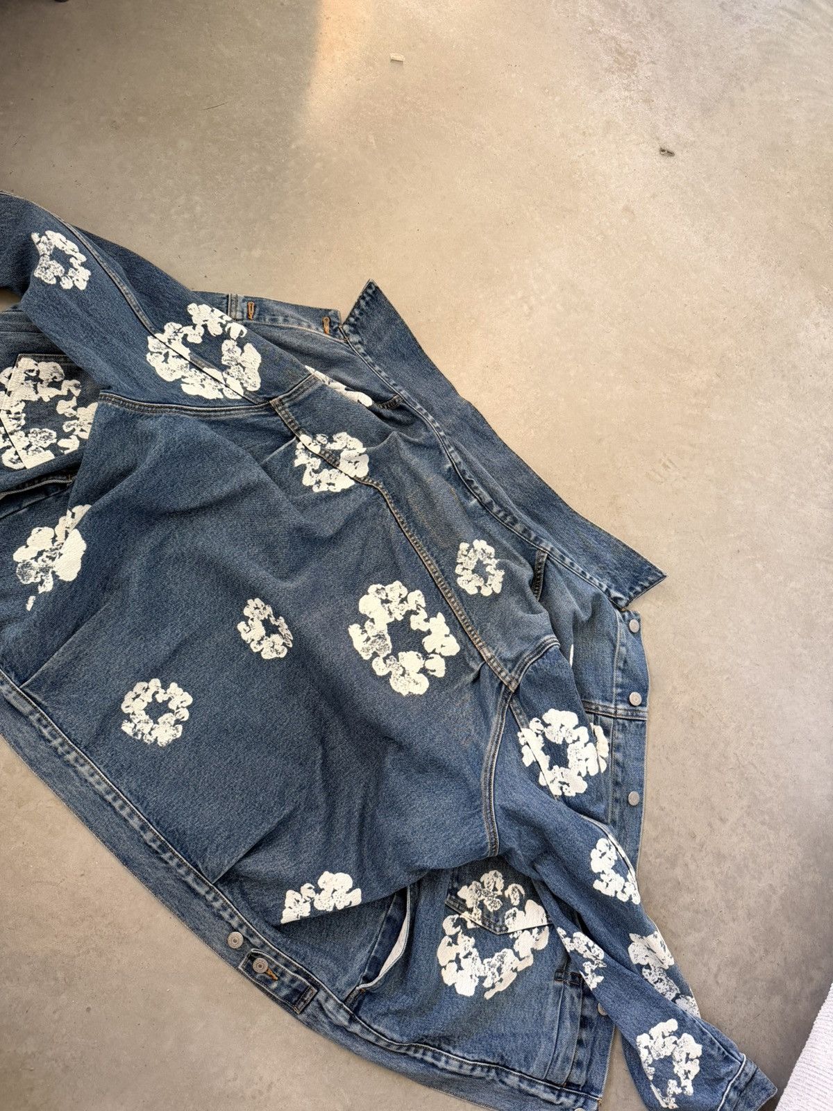 DENIM TEARS Denim Tears denim jacket dark wash Size US XL / EU 56 / 4 - 18 Thumbnail