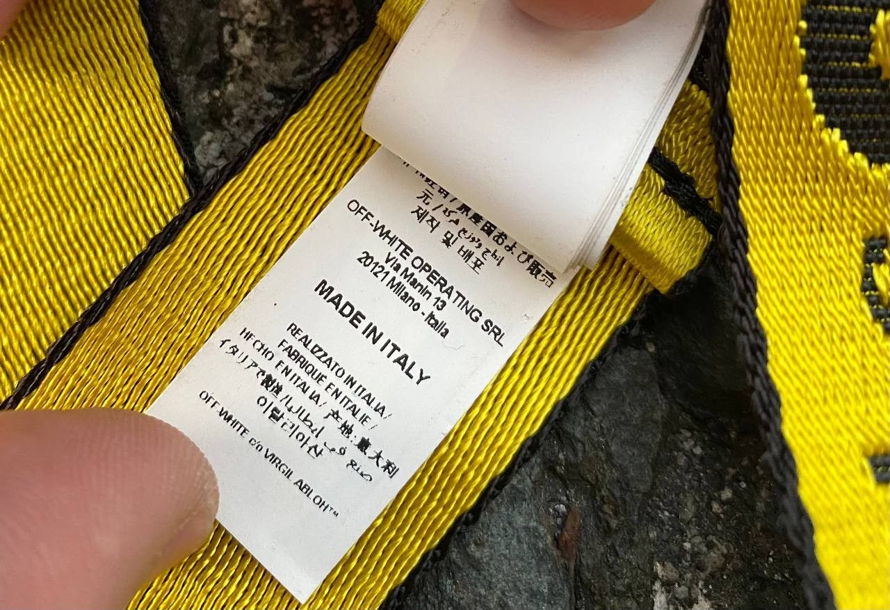 Off-White Off White - Industrial Belt Size ONE SIZE - 8 Thumbnail