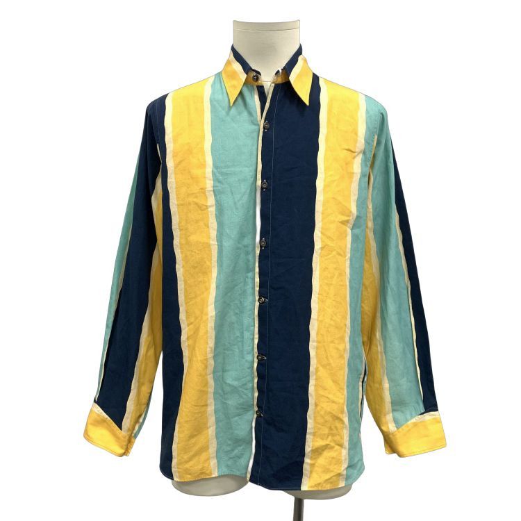 Prada Prada Striped Cotton Shirt Size S Size US S / EU 44-46 / 1 - 1 Thumbnail