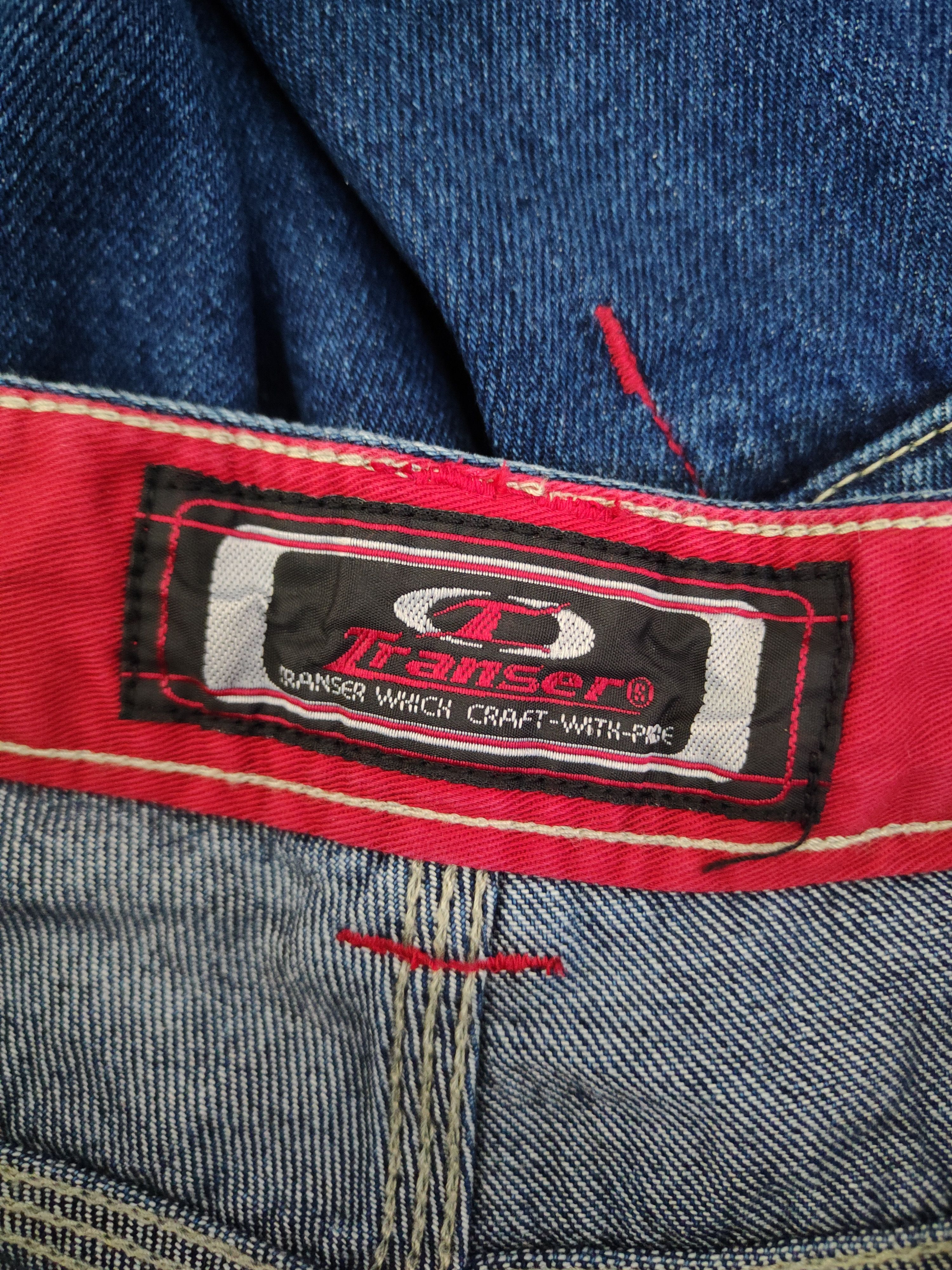 Japanese Brand DL Transer Blue Distressed Ripped Jeans #2438 Size US 28 / EU 44 - 19 Thumbnail