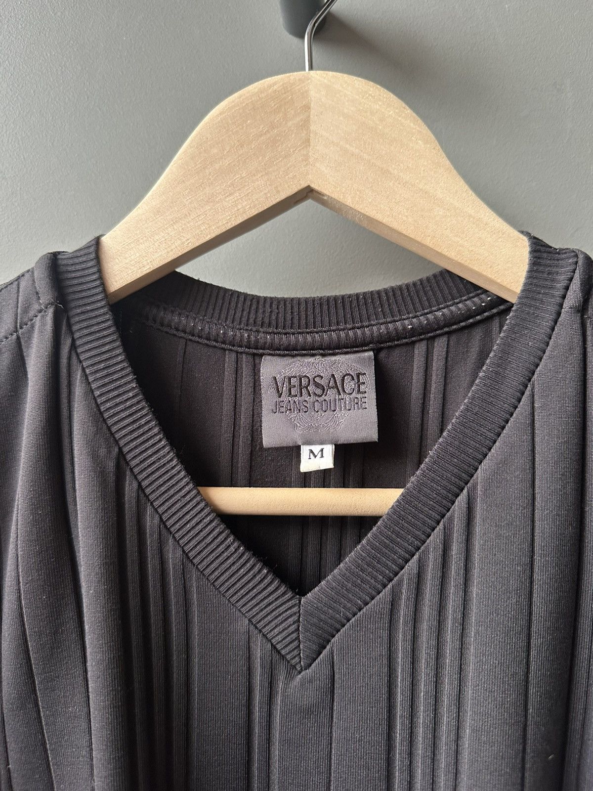 Versace Jeans Couture Versace Jeans Couture V-Neck T-Shirt Size M Size US M / EU 48-50 / 2 - 3 Thumbnail
