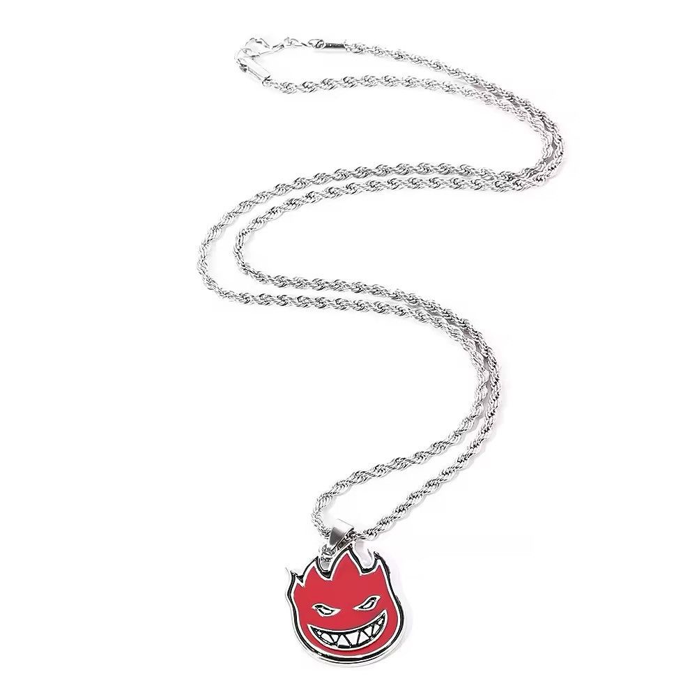 Jewelry × Vintage Little DeviL Flame Necklace Size ONE SIZE - 4 Thumbnail