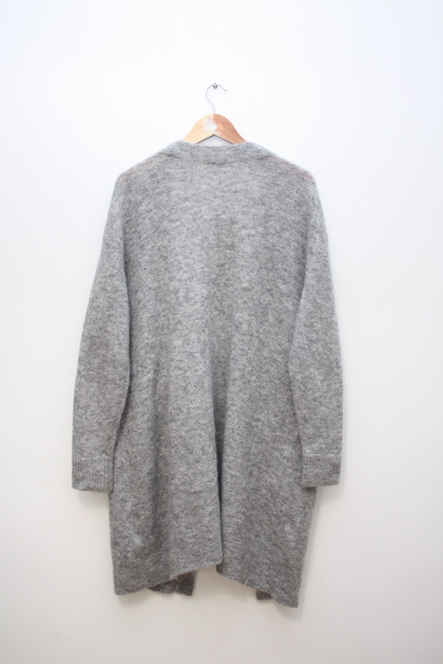 Acne Studios Acne Studios Raya Mohair PAW13 Grey Long Cardigan XS Size XS / US 0-2 / IT 36-38 - 4 Thumbnail