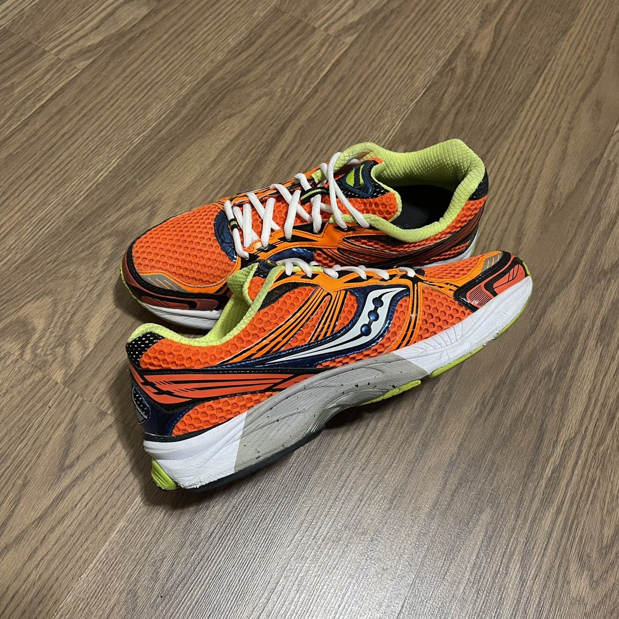 Saucony RARE 2012 Men’s Saucony Guide 5 Running Shoes Orange Green Size US 12 / EU 45 - 7 Thumbnail