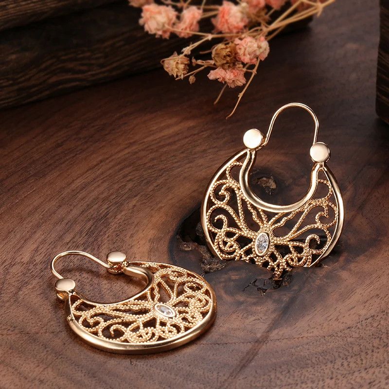 Other Vintage Gold Plated Earrings Size ONE SIZE - 5 Thumbnail