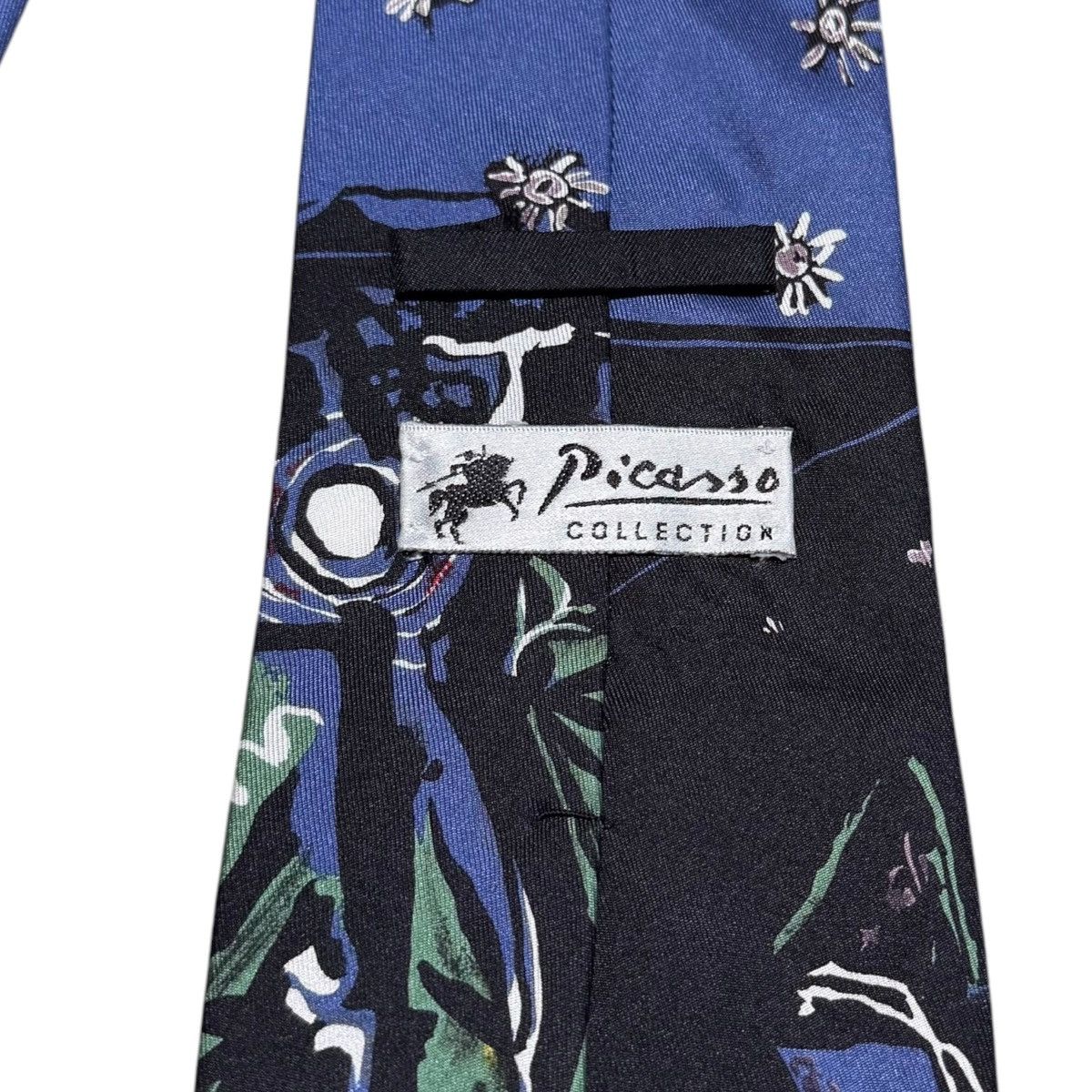 Vintage Picasso Limited Edition Nocturnal Landscape Silk Men’s Tie Size ONE SIZE - 5 Thumbnail