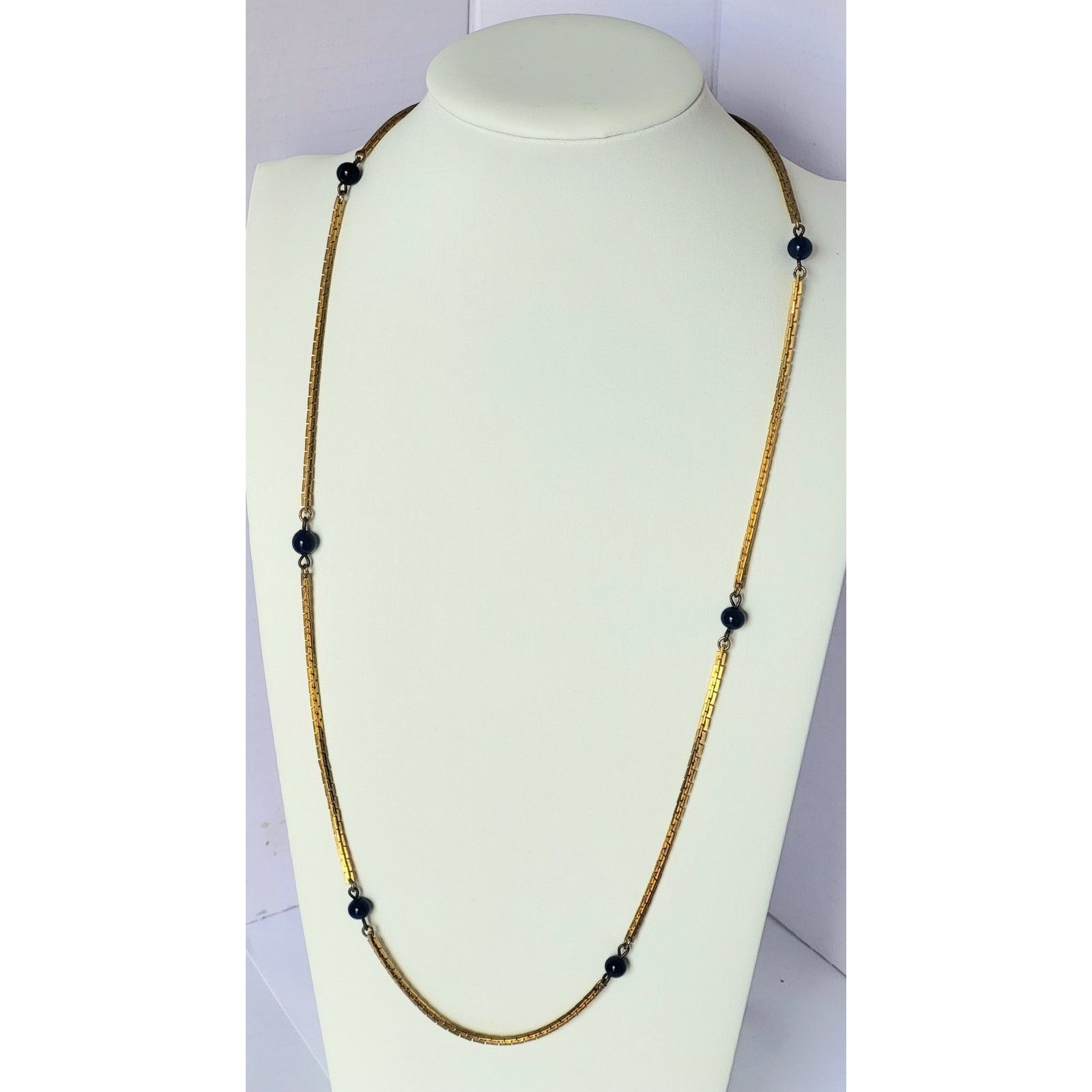 & Other Stories Vintage Designer Find: Les Bernard Inc. 24" Beaded Necklace Size ONE SIZE - 1 Thumbnail
