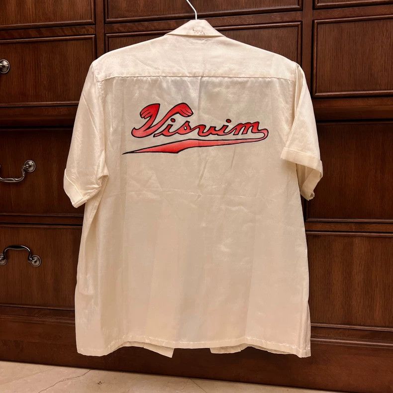 Visvim visvim Silk cream-white shirt 2505-Nextarrow Size US S / EU 44-46 / 1 - 1 Thumbnail