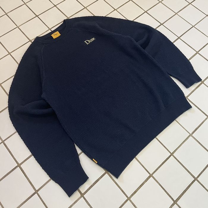 Dime Dime Wave Cable Knit Sweater | Grailed